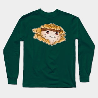 Mushroom: Podoserpula pusio Long Sleeve T-Shirt